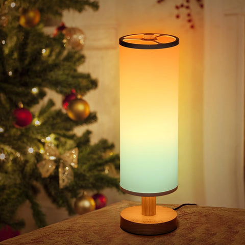 Smart RGB Table Lamp - Dimmable, Color Changing, Voice & App Control, USB Charging, Customizable - Chiphy