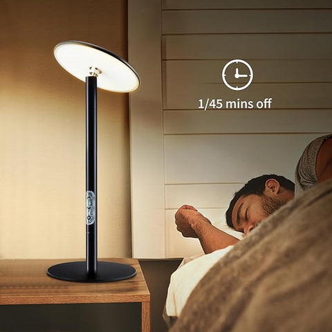 Dimmbare LED-Tischlampe, 20 W, 1500 Lumen, 2300 K-6500 K verstellbar, industrielles Metallgehäuse – Chiphy Nachttischlampe für Schlafzimmer, Esszimmer, Wohnzimmer