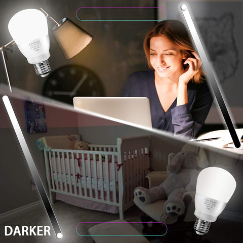 Remote-Controlled Multicolor LED Light Bulbs by chiphy | 7 Colors & Adjustable Brightness | 9W (60W Equivalent) | A19 Base | 2500K-6500K Adjustable Color Temperature | 2-Pack